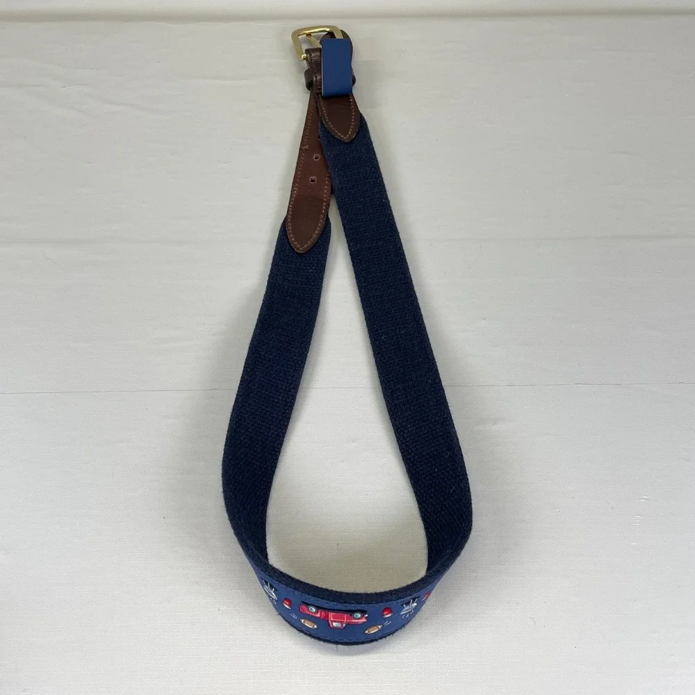 Vineyard Vines Belt Football Tailgate Truck Grill Red Cup Preppy Mens Size 30